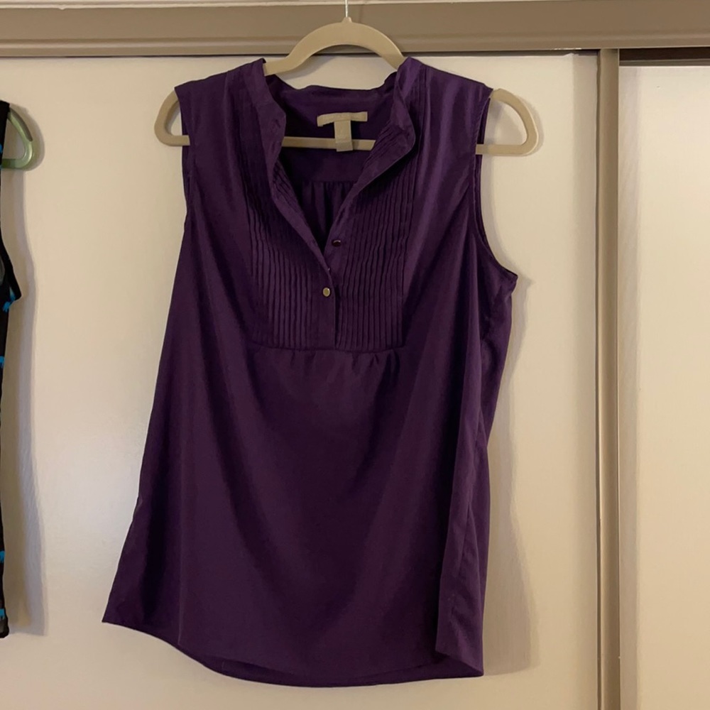 Banana Republic Purple Top